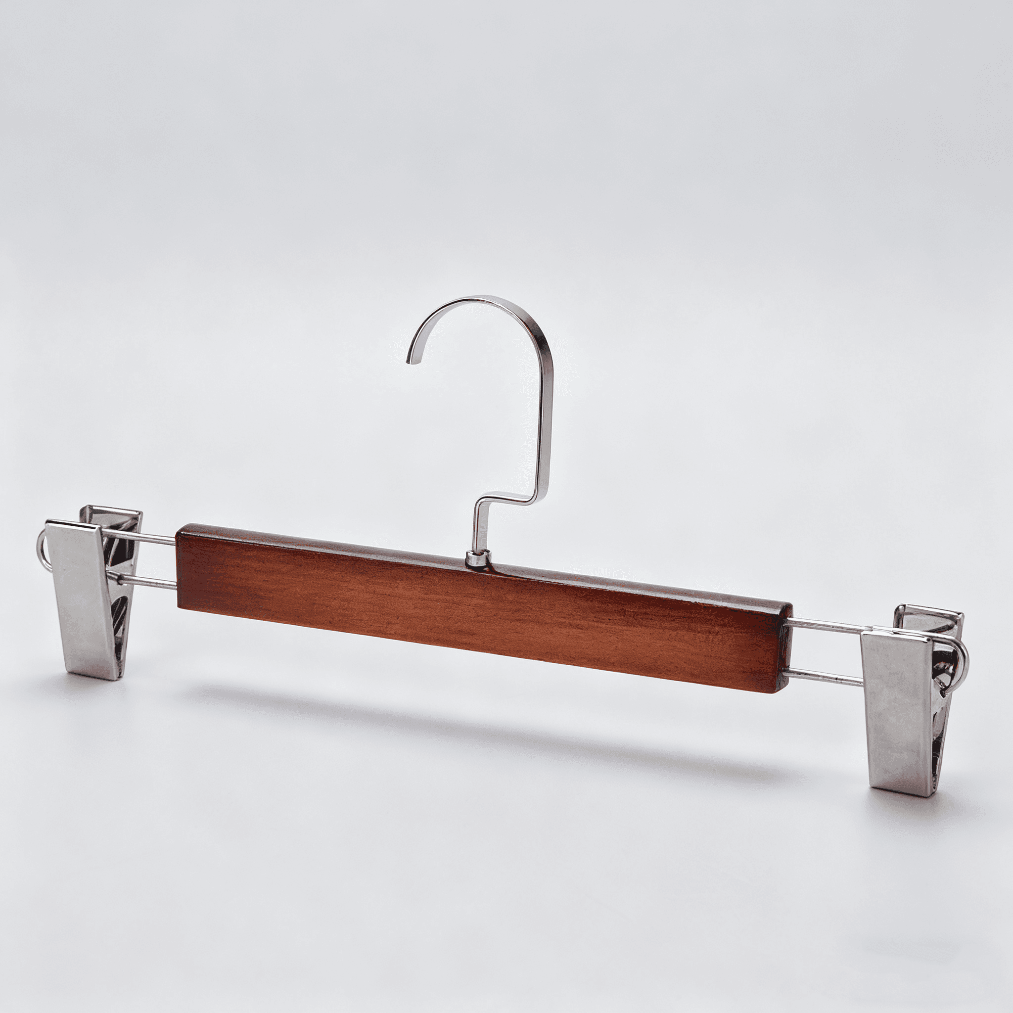 Деревянная прищепка для брюк, антикварного цвета с серебряными зажимами W703A